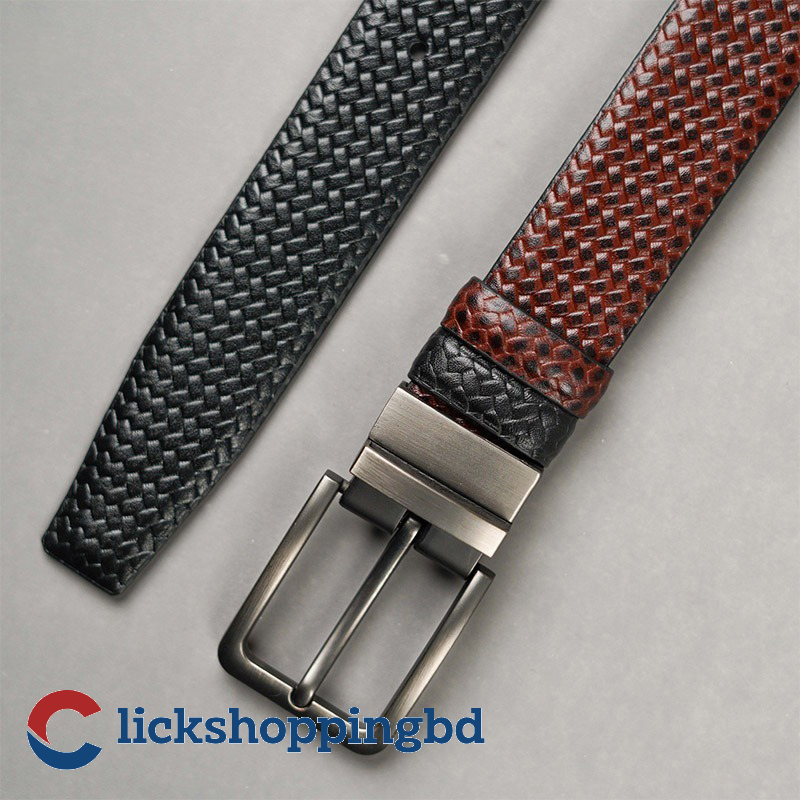 Pacific Genuine Leather Patti Design Moving Brockless For Man(Premium,Durable,Adjustable)